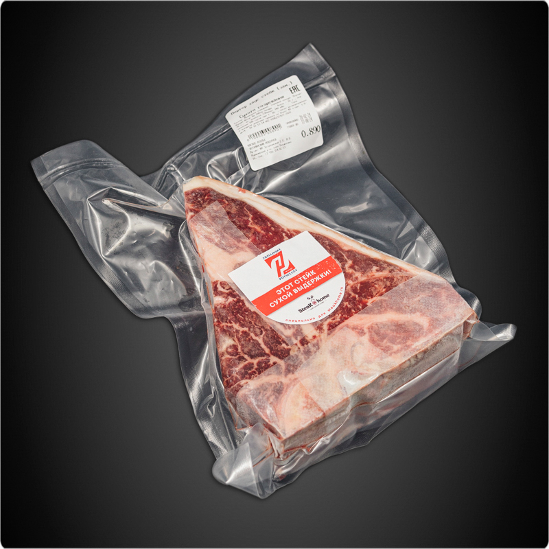 Премиальный стейк портерхаус сухого вызревания | Porterhouse steak | Купить стейк Грант сухого вызревания с доставкой в Москве